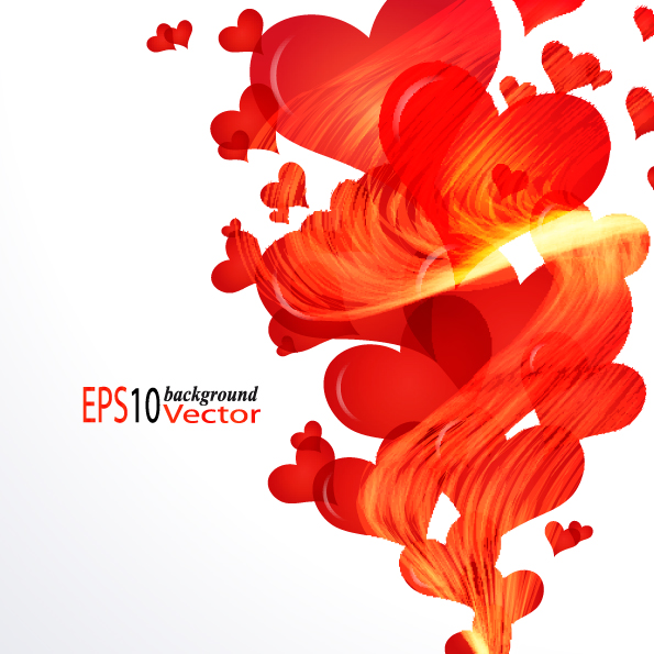 free vector Beautiful valentine day vector